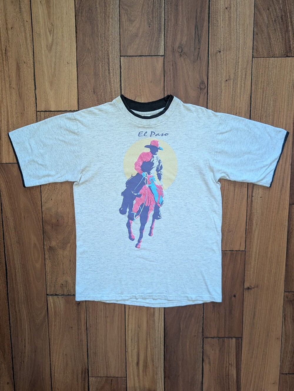 El Paso Vintage Cowboy T-shirt (M)